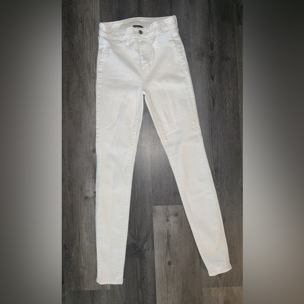 American Eagle Outfitters Women's Crisp White Skinny Jeans